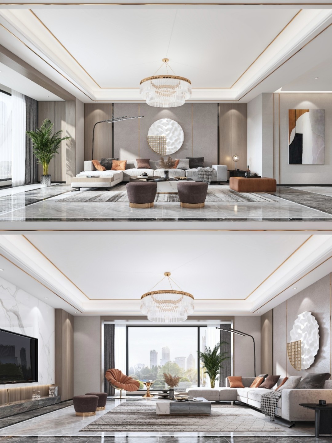 现代简约轻奢风室内设计-3