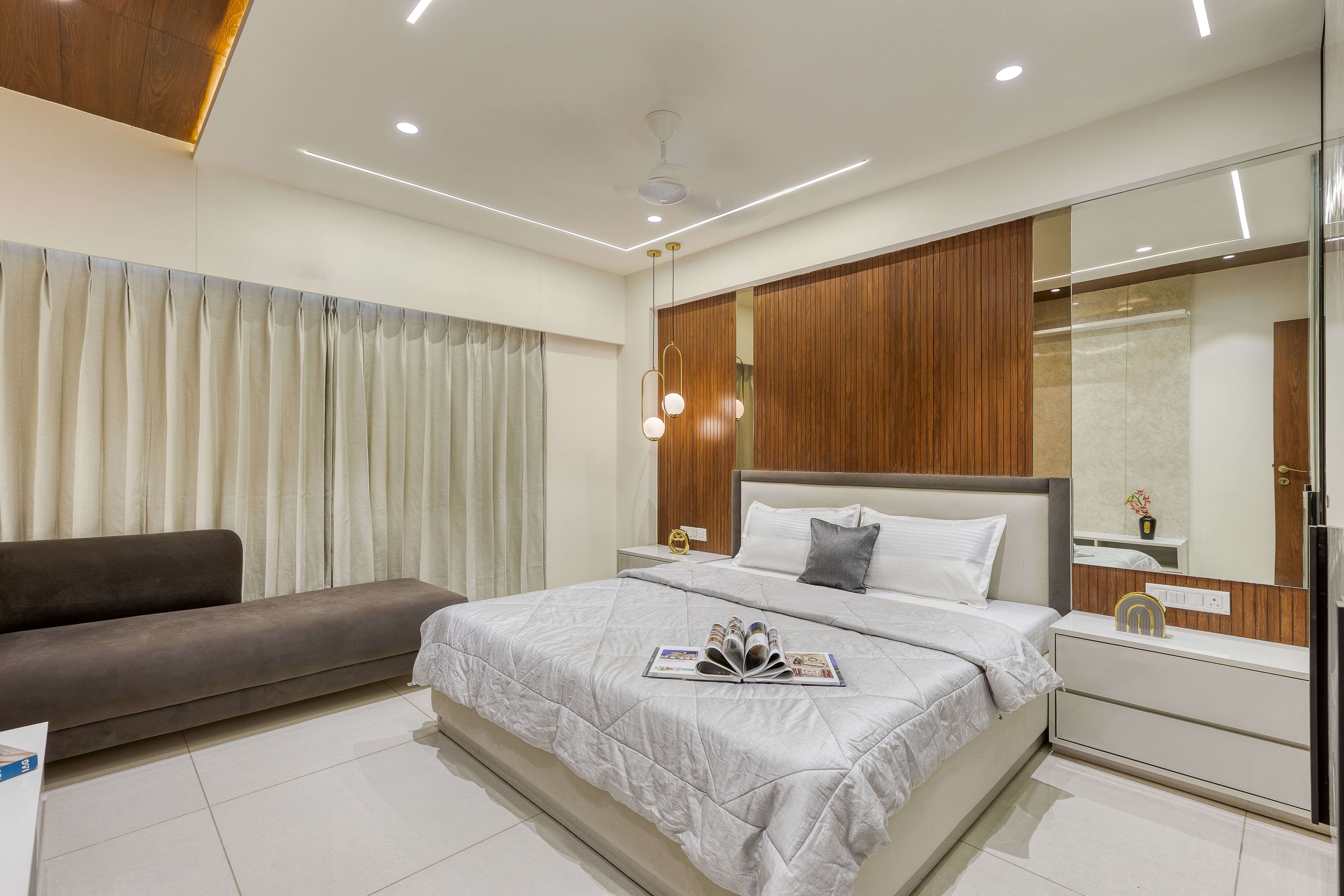 Olive Greens3BHK 标准交钥匙室内设计丨Montdor Interior-6