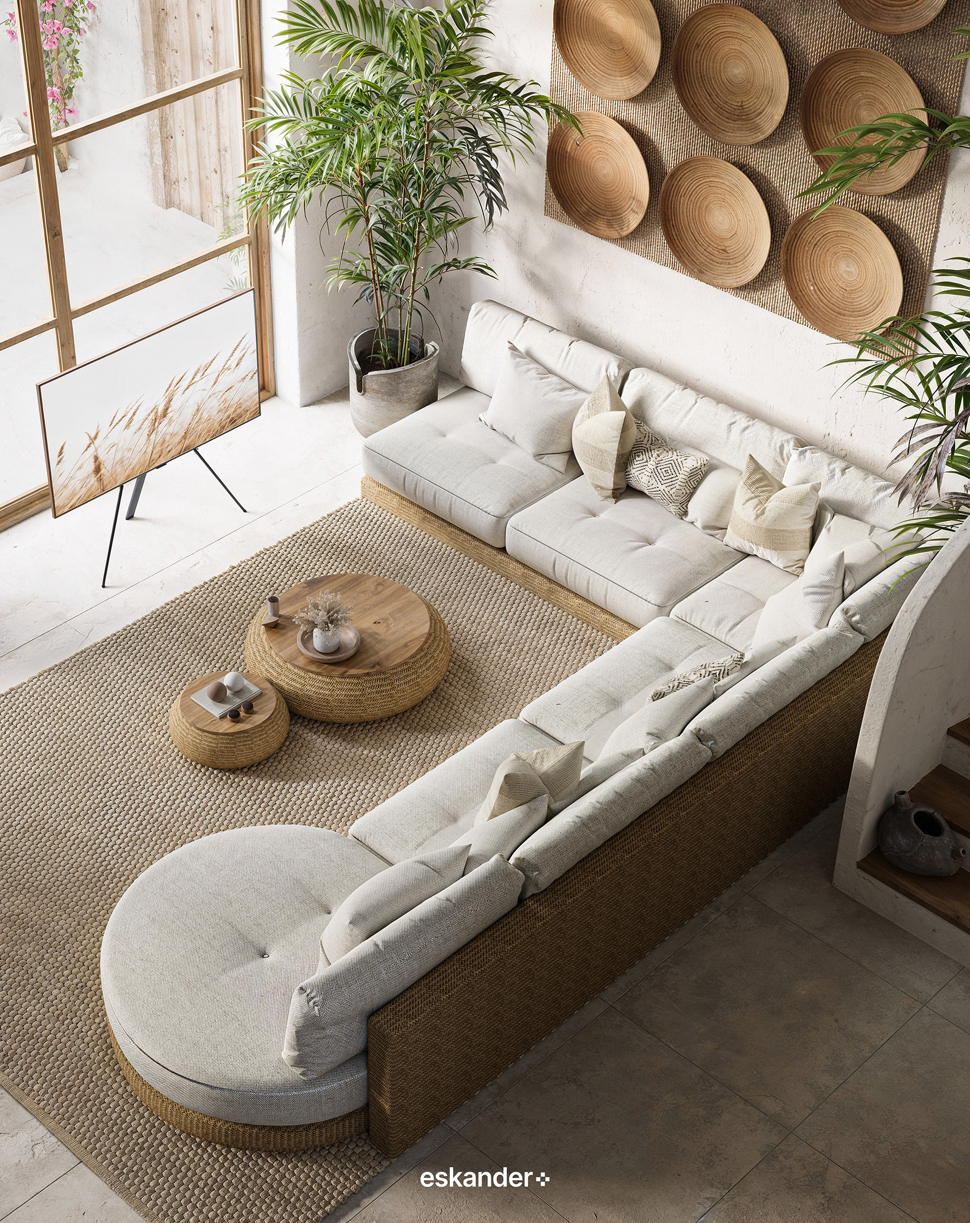 白色别墅丨IndonesiaBali丨Eskander Plus Studio-7