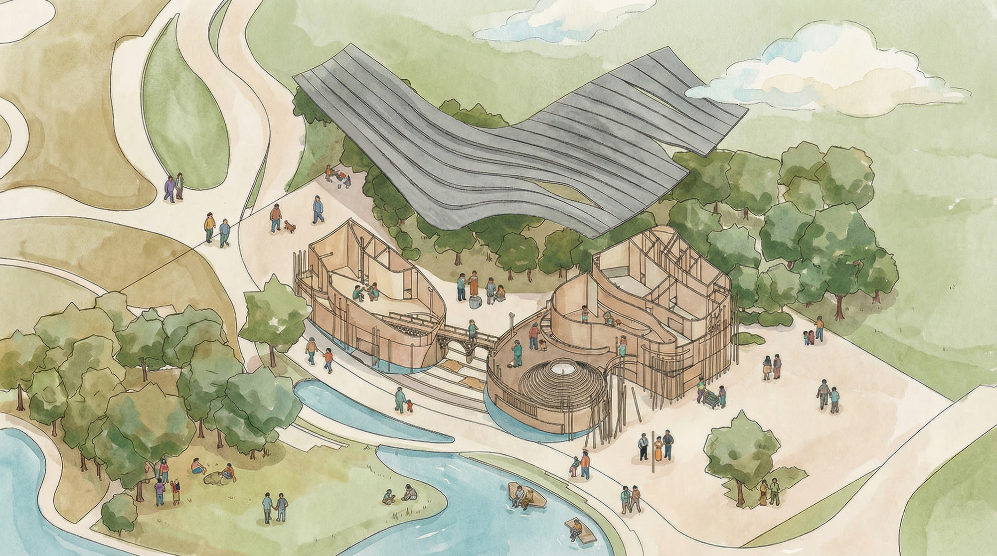 Renmin Canal Water Conservancy Culture Zhongjiang Memorial Hall / AOMOMO Studio, Shanghai Jiao Tong University-57