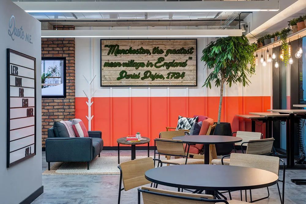 曼彻斯特 Work.Life 联合办公空间 | 工业美学中的健康幸福设计-7