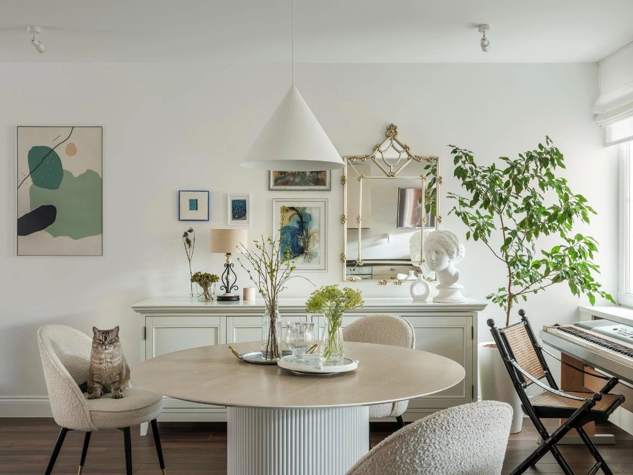 120㎡三口之家惬意空间设计丨Anastasia Panova-0