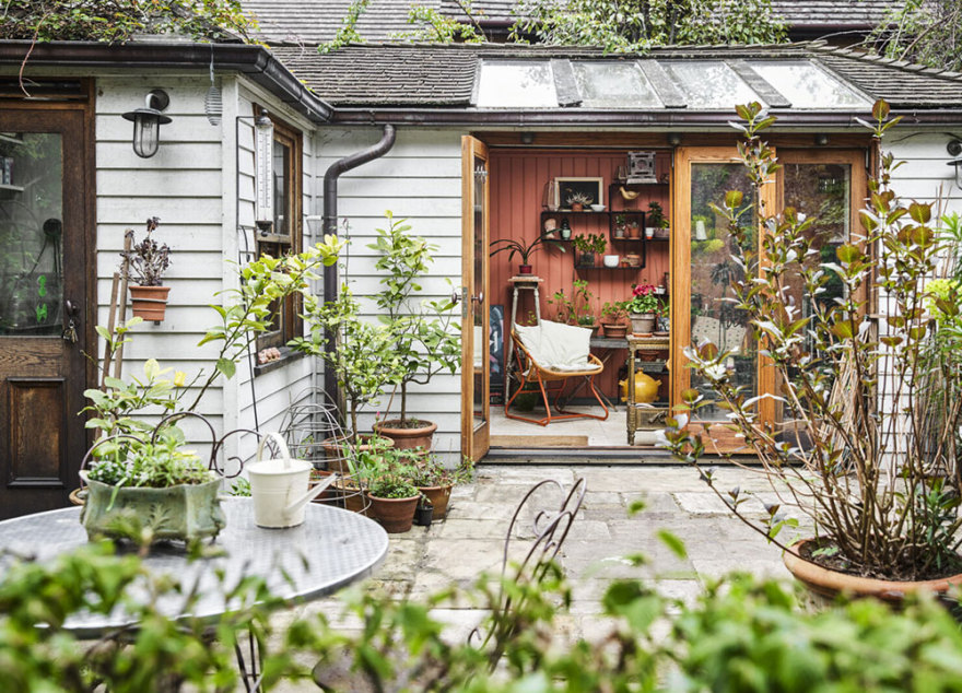 伦敦乔治亚式联排别墅的大胆色彩与装饰-17