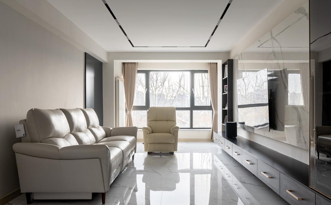 现代轻奢风平层设计-26