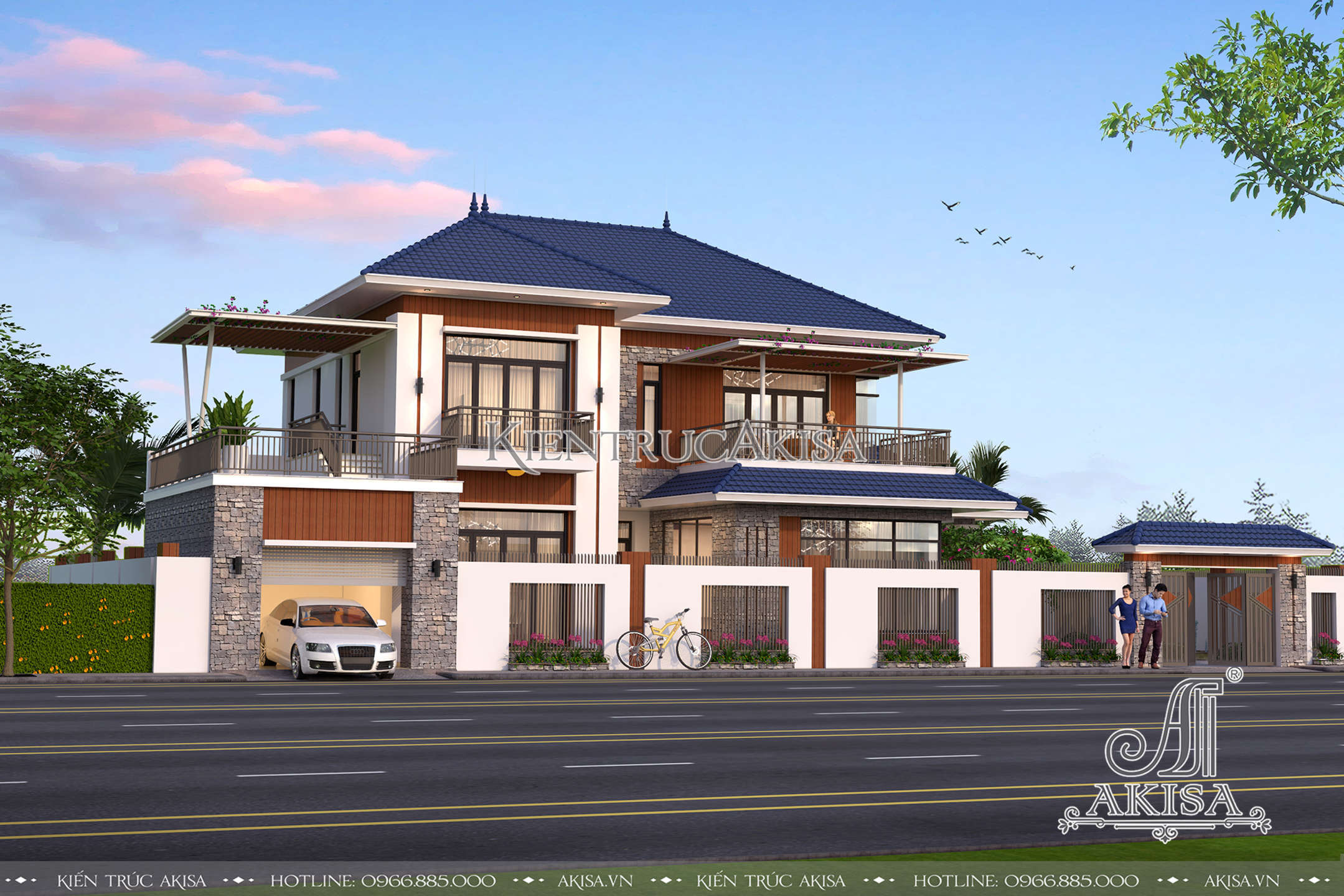 现代 2 层日式别墅设计丨Kiến trúc Akisa-11