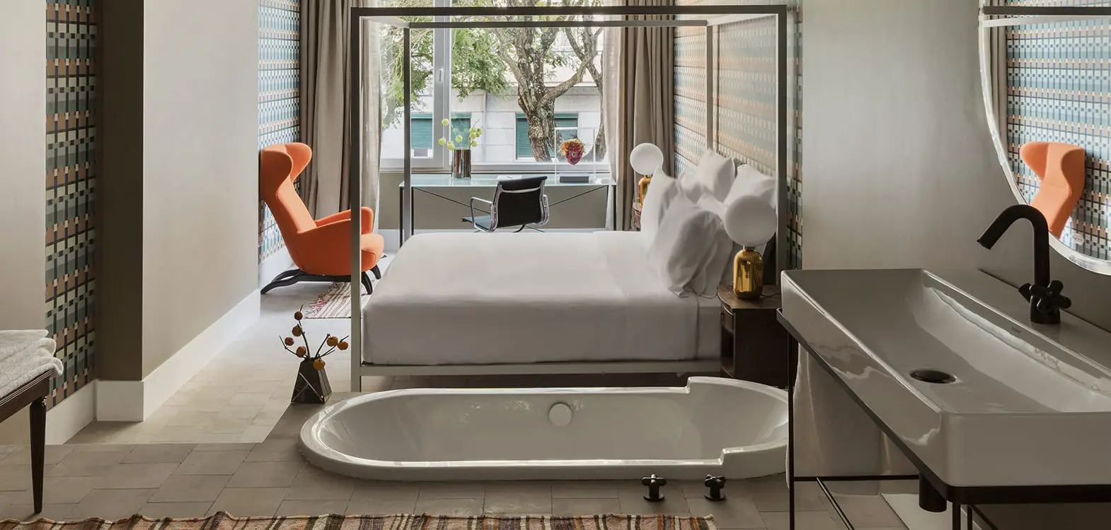 旧房新生 | 里斯本 Casa Fortunato 酒店的现代设计魅力-5