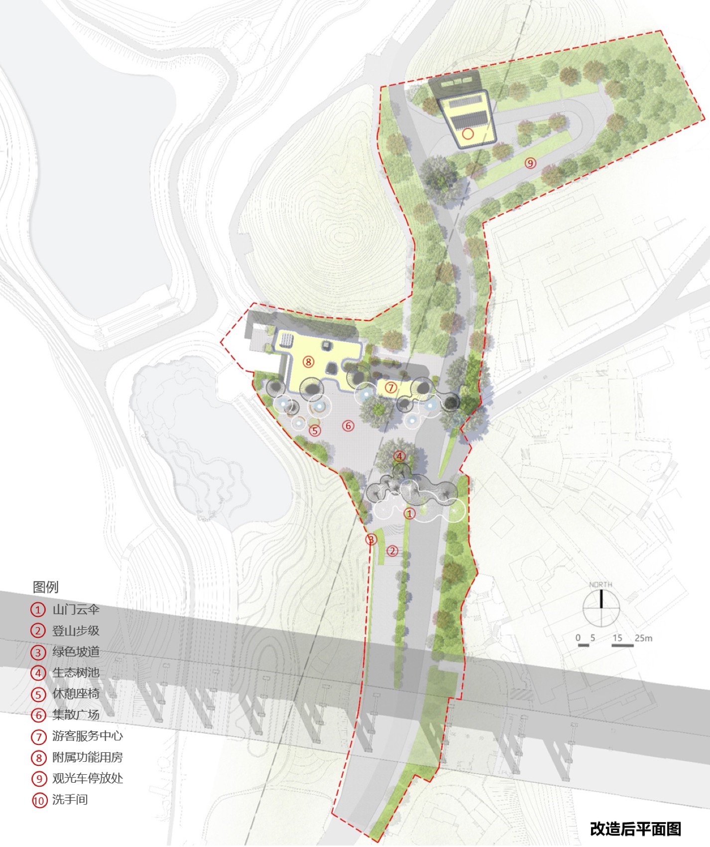 白云山云山南路集散广场建设丨中国广州丨华南理工大学建筑设计研究院有限公司-21