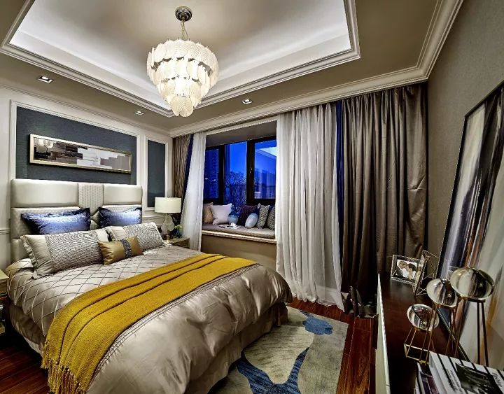 冷元宝设计丨绿地集团海外滩样板空间-25