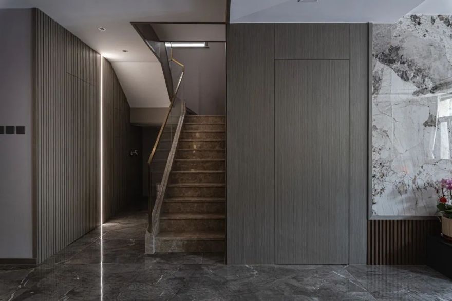 泷湾苑 320㎡现代风别墅丨中国上海丨尚层别墅装饰-20