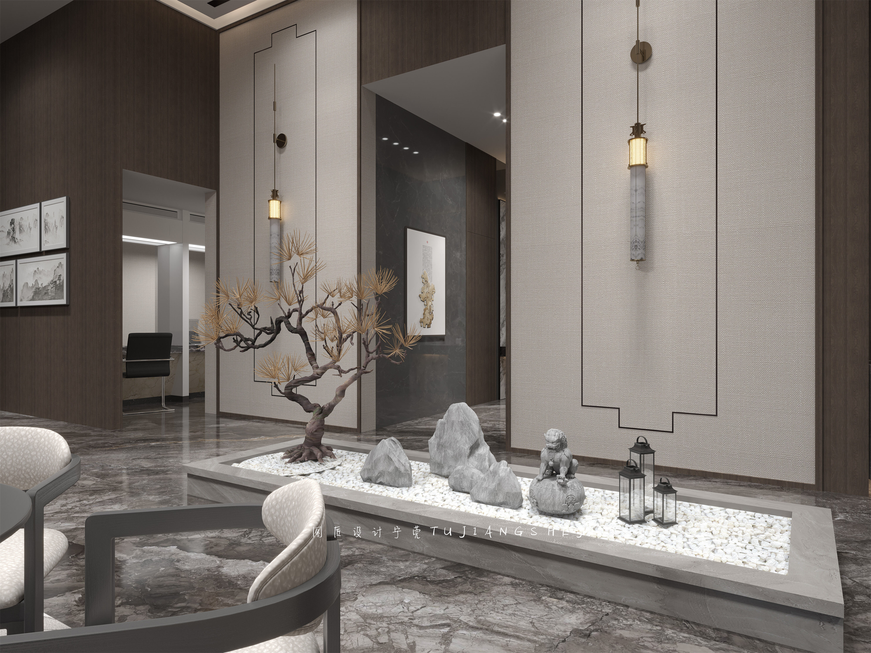  新中式售楼处：以山为德·以水为性-3