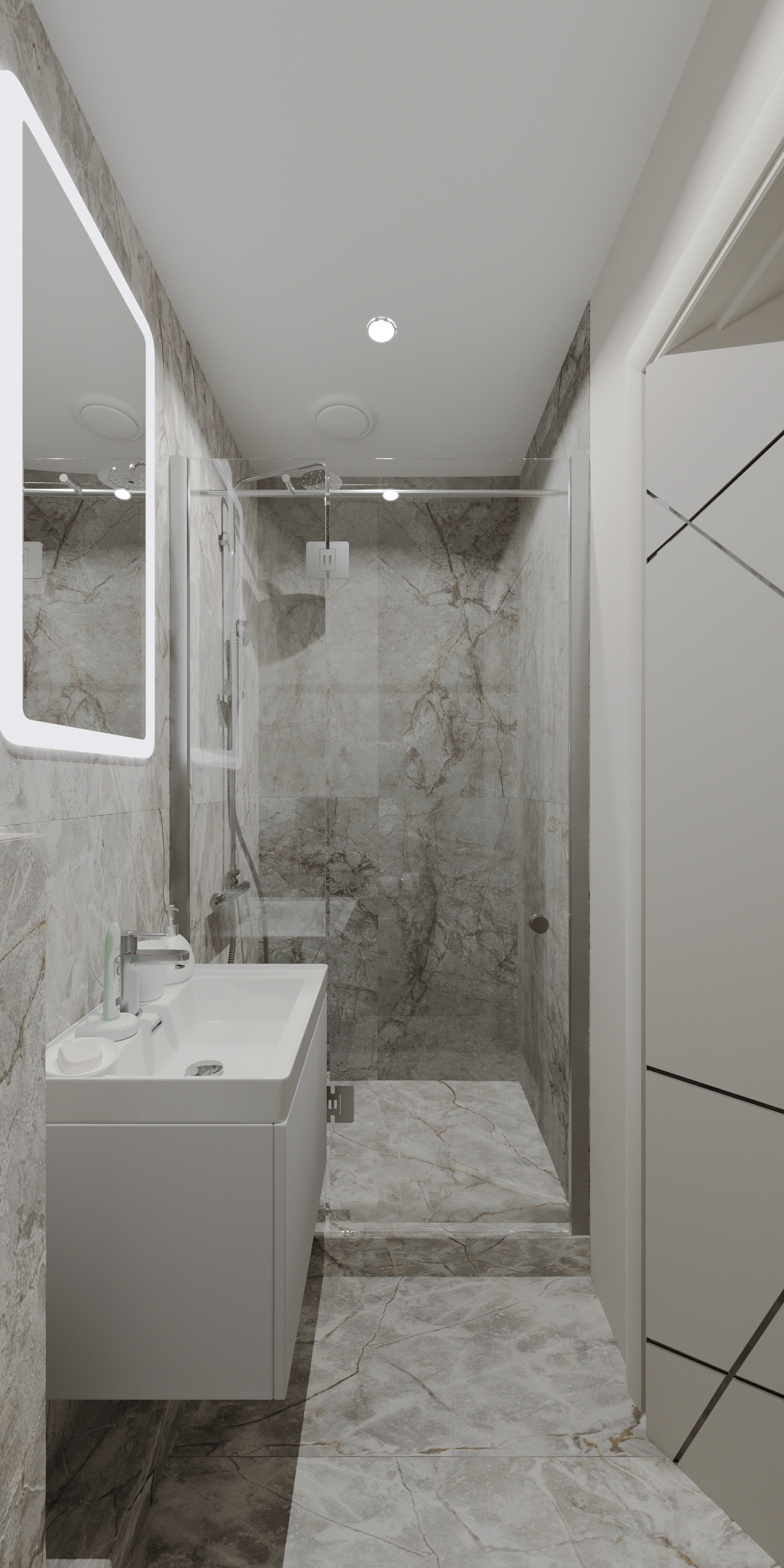 基辅公寓3D可视化设计丨乌克兰基辅丨Oksana Lohatska-12