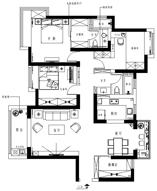 宜兴华悦氿峰 142 平现代风家居，打造诗意生活空间-26