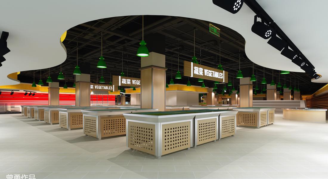 四川宜宾某连锁超市室内设计-10