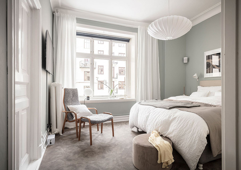 哥德堡鼓舞人心的宽敞米色公寓-4