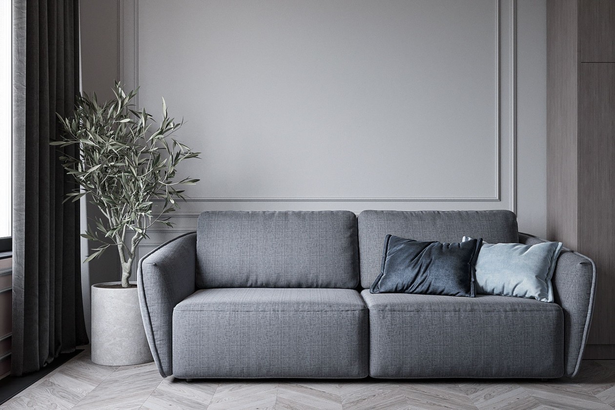 106㎡高级灰色系简约风公寓设计-25