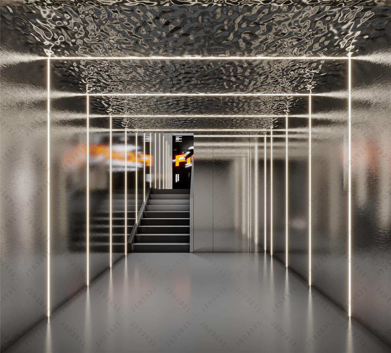 “MERRA”品牌健身房室内设计丨专业健身设计公司-9