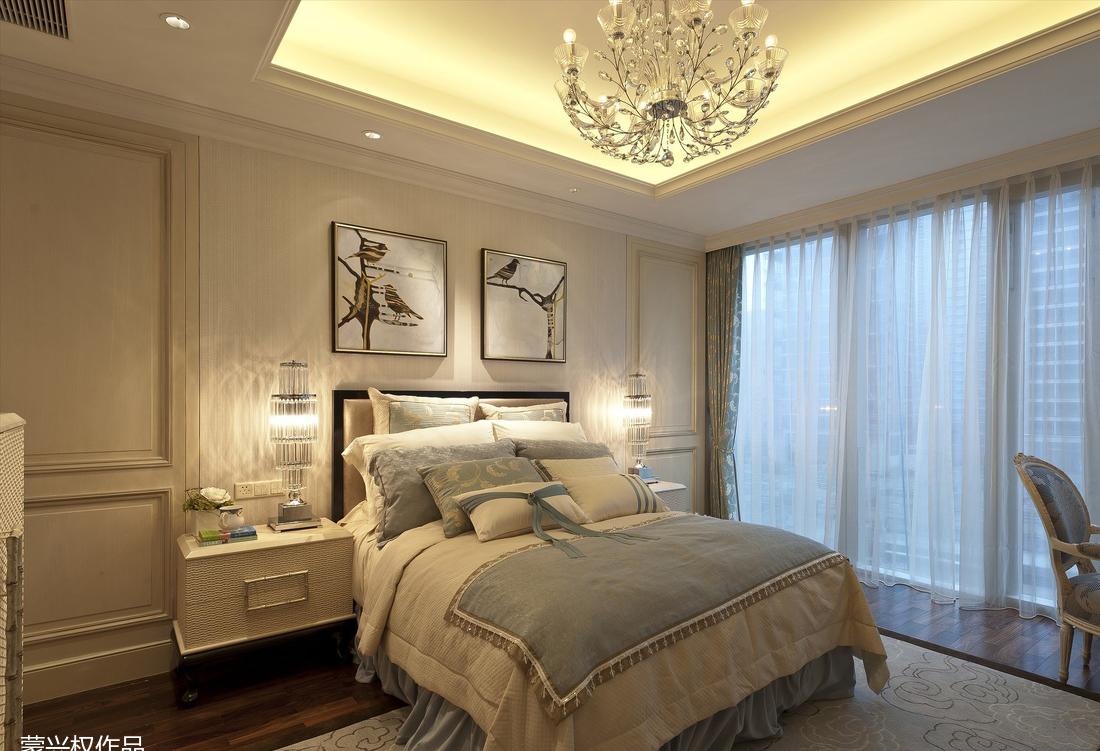 蒙兴权丨别墅丨【杭州】绿城蓝色钱江 江景大宅法式风-14