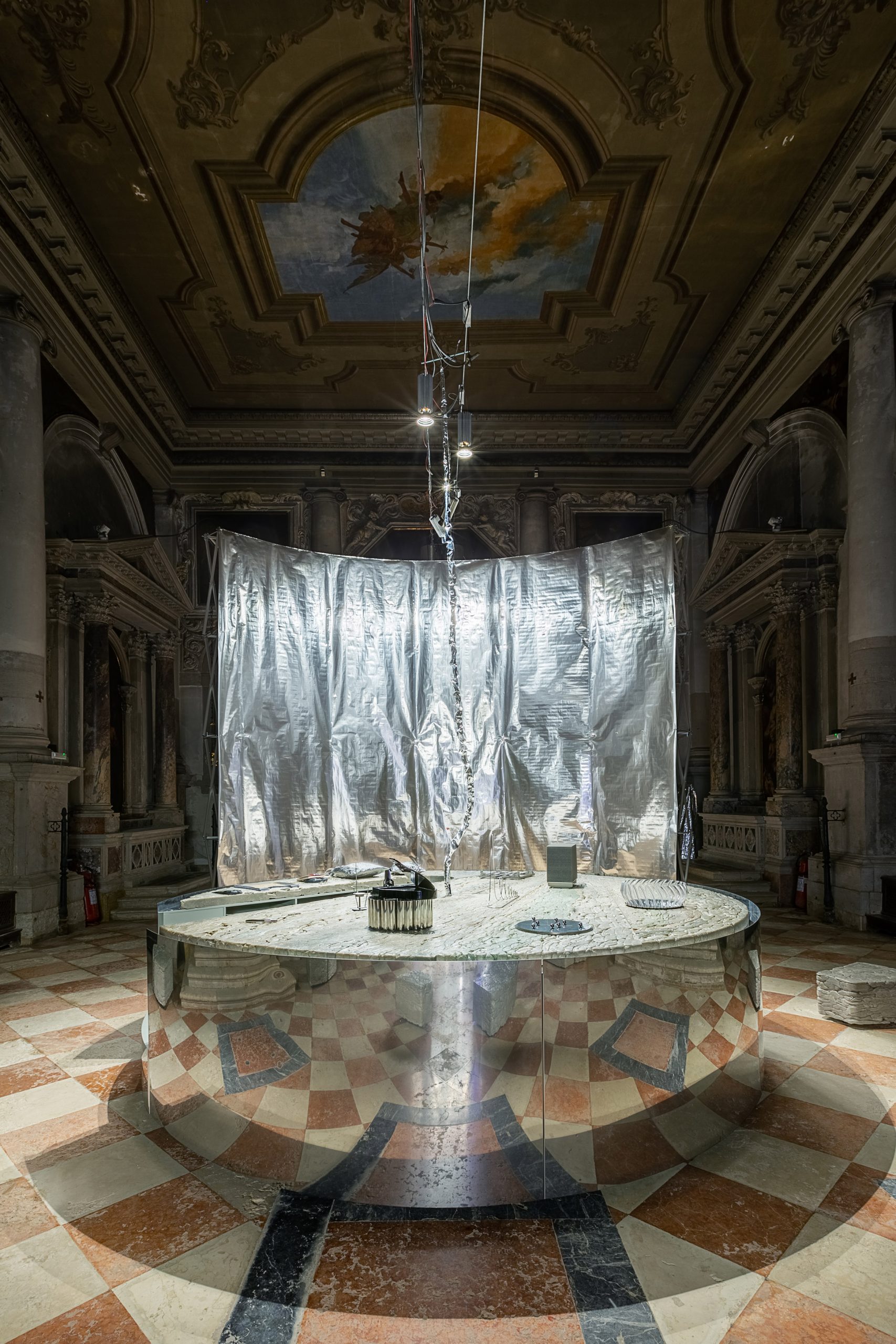 虚拟太空之旅 | venice 建筑双年展上的 Lithuanian Space Agency 展览-33