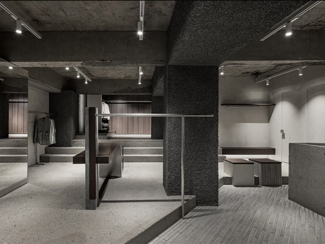 韩国汉南洞 Roughside 服装品牌店丨Labotory 设计团队-2