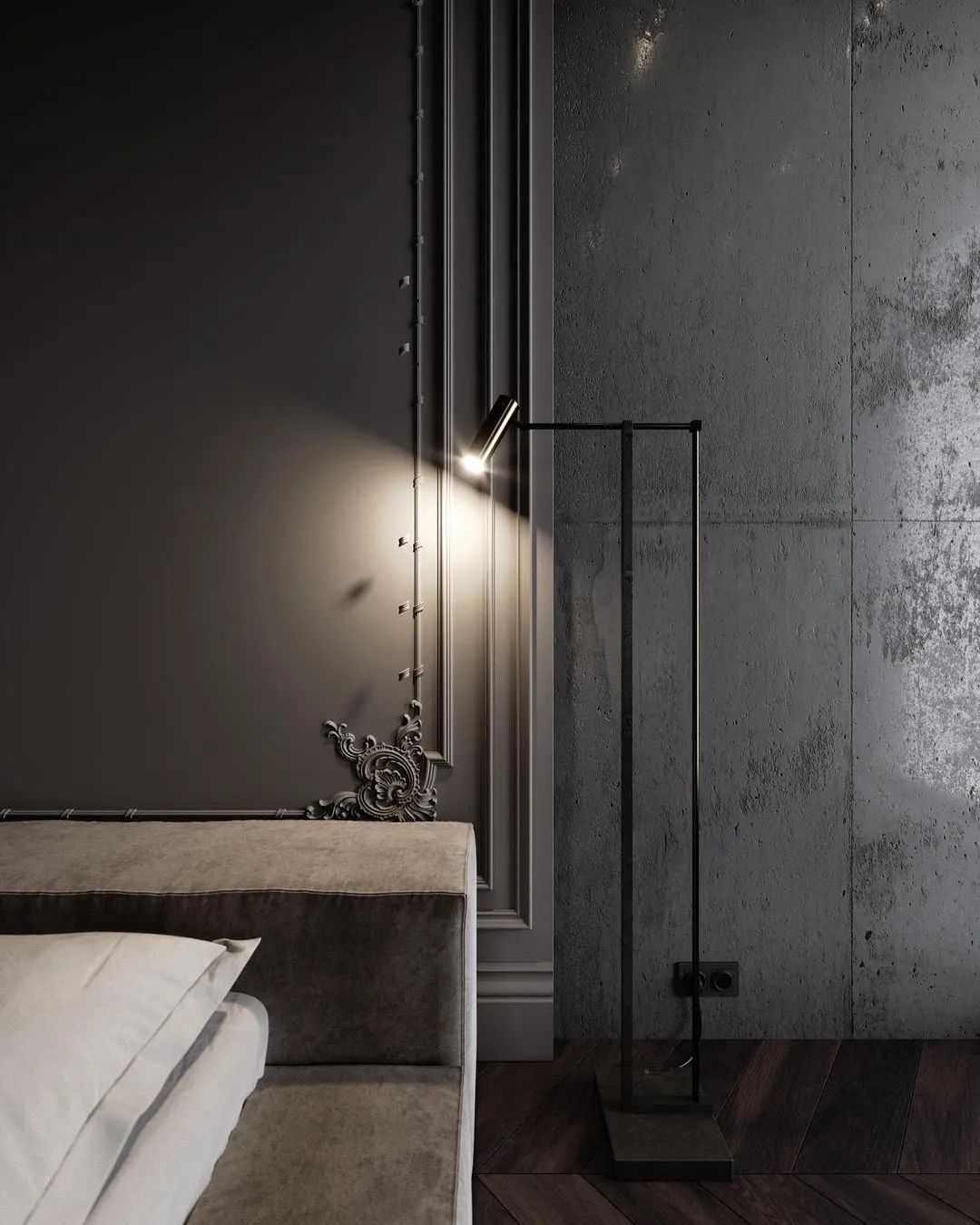 现代奢华 · 水泥灰公寓设计丨Konstantin Kildinov-32
