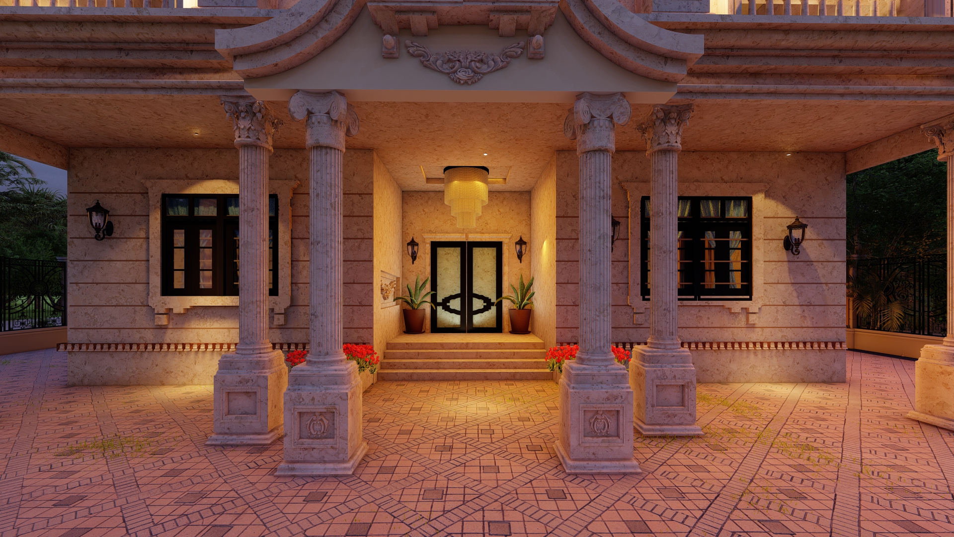 Classic Residential Facade-6