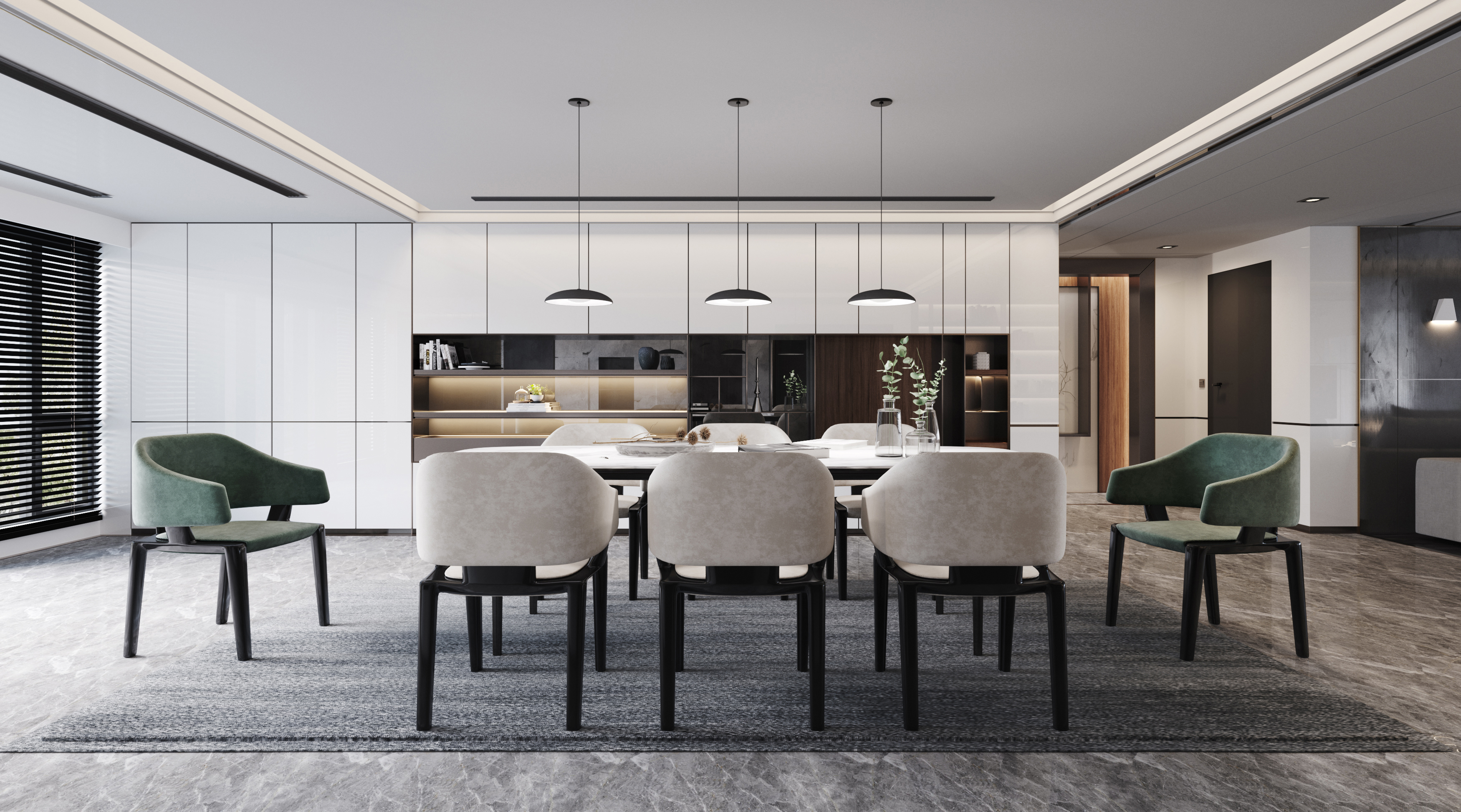 广州增城峰尚九里大平层别墅 | 自然美学与空间流动的完美融合-9