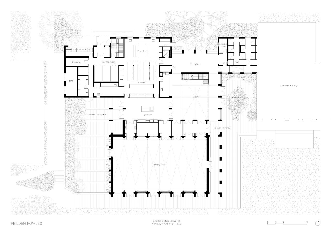 剑桥大学新食堂丨英国剑桥丨伦敦建筑工作室 Feilden Fowles-23