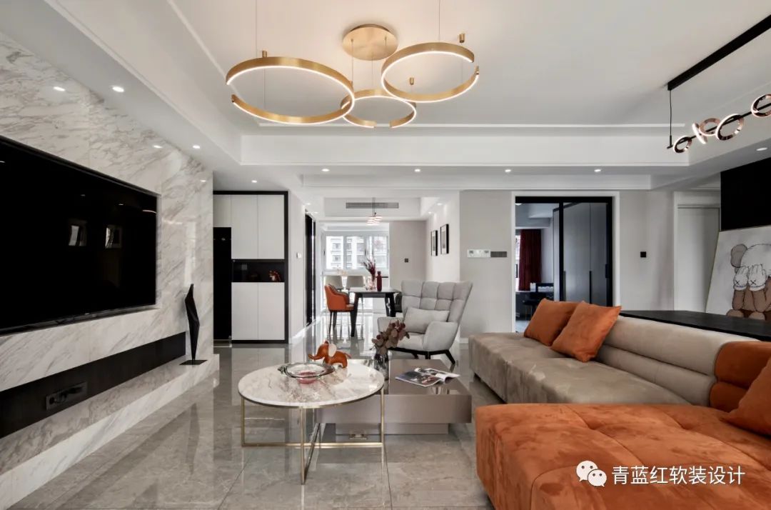 绿地海外滩 139m²私宅设计 | 极致优雅,春光熠熠-13