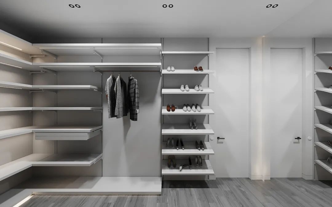 极简高级灰 · 一家三口蓝色豪宅设计丨俄罗斯丨俄罗斯设计师 Alina Larionova-52