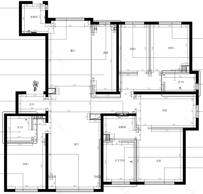 万橡府现代简约风,220㎡空间诠释不老时尚-23