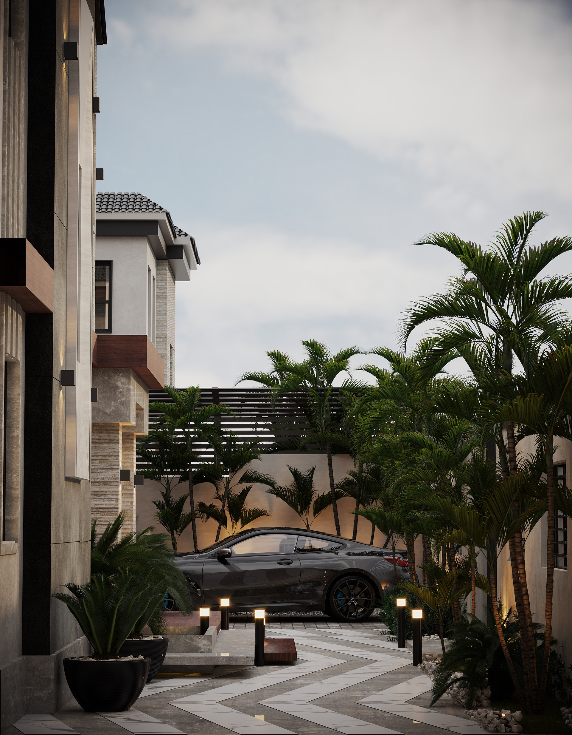 Rehab Villa 室内可视化设计丨Taj DesignSherif Helal-47