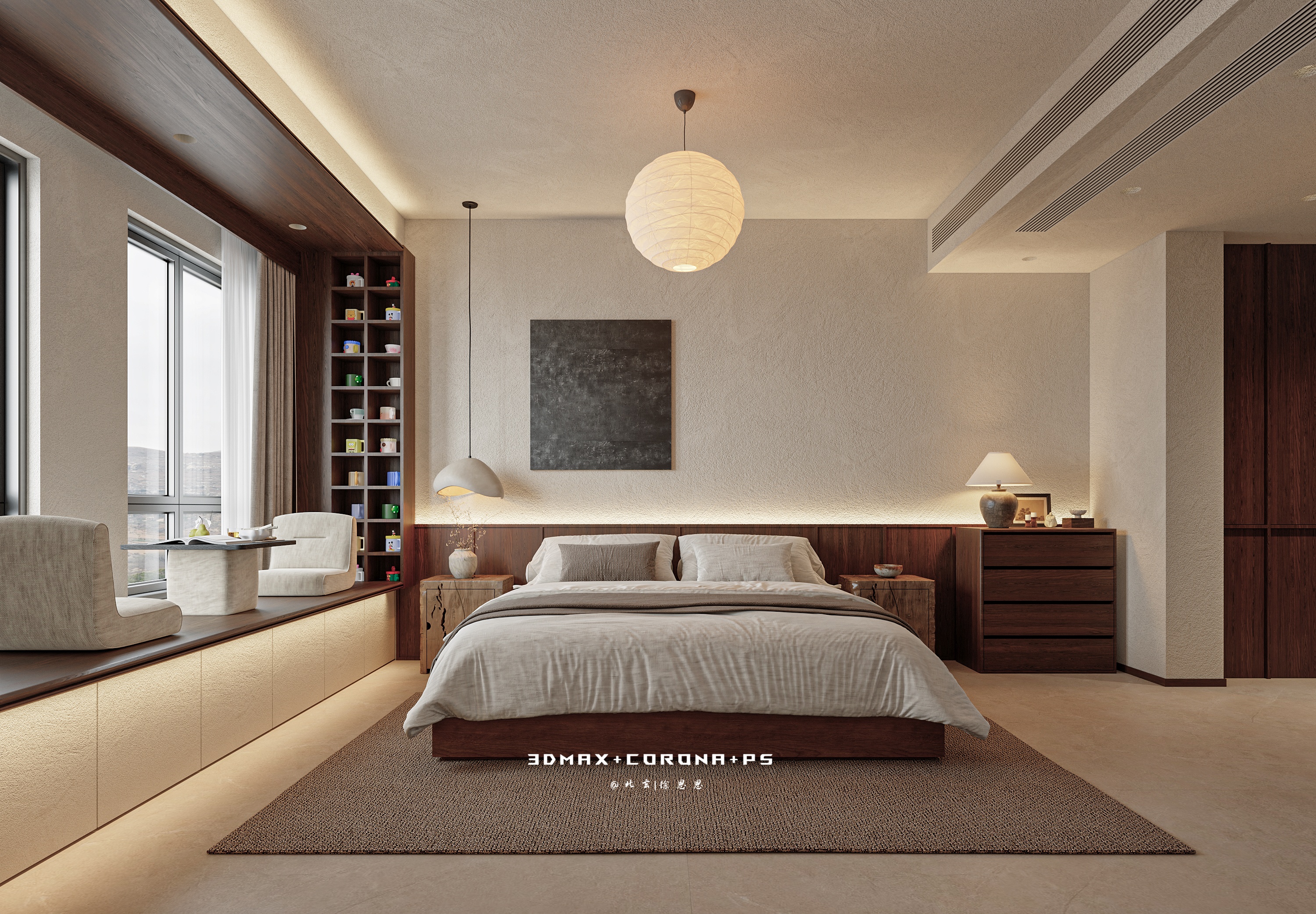 原木 + 素色，把「治愈感」搬进家的每个角落-9