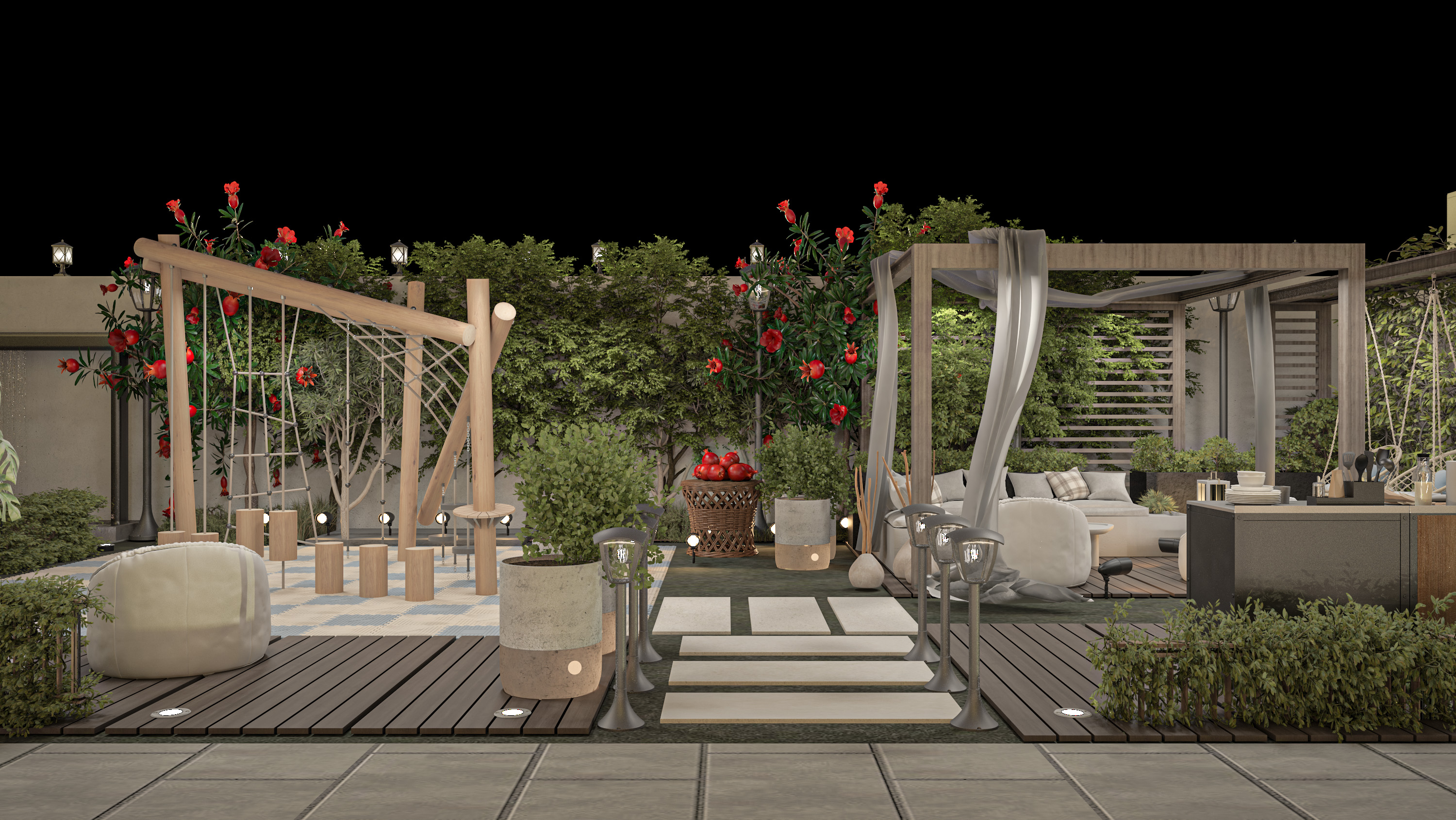 NIGHTMOOD 景观设计丨阿联酋迪拜丨DEKORNA INTERIOR DESIGN STUDIO-10