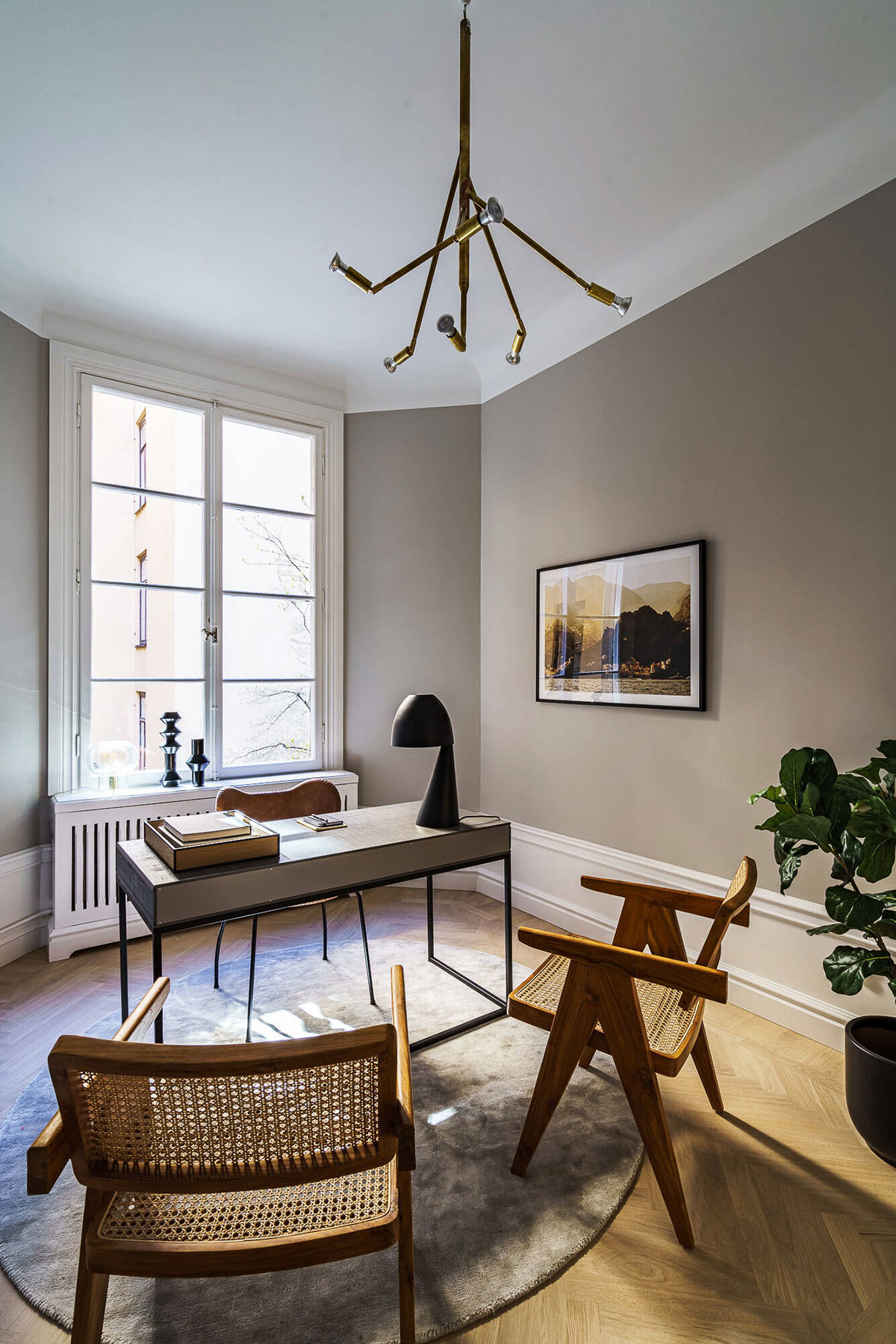 斯德哥尔摩滨水区老房子里的雅致现代公寓-7