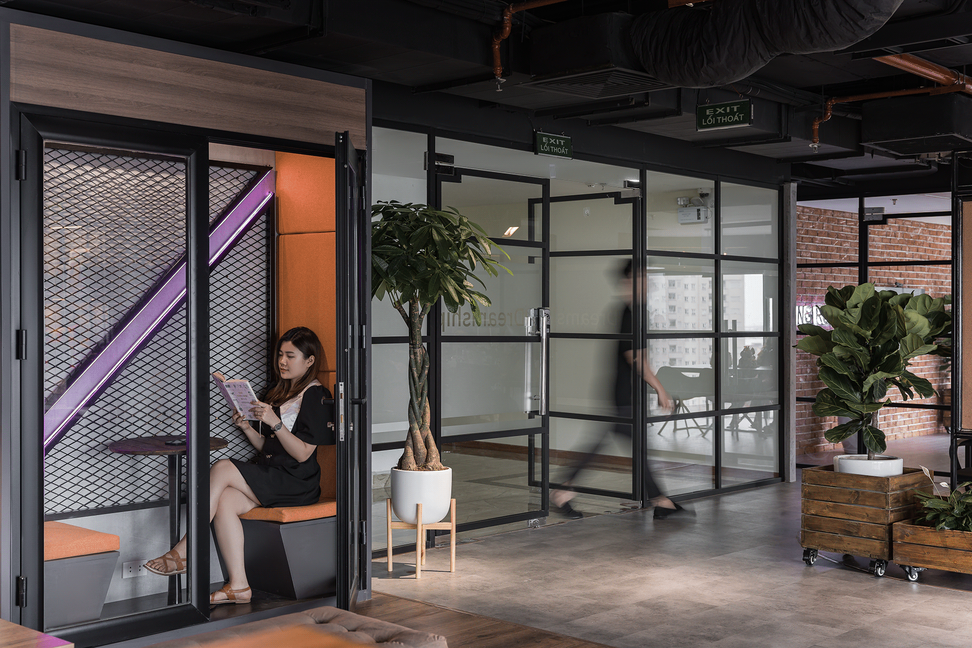 梦想之船办公室丨越南河内丨House Design-21