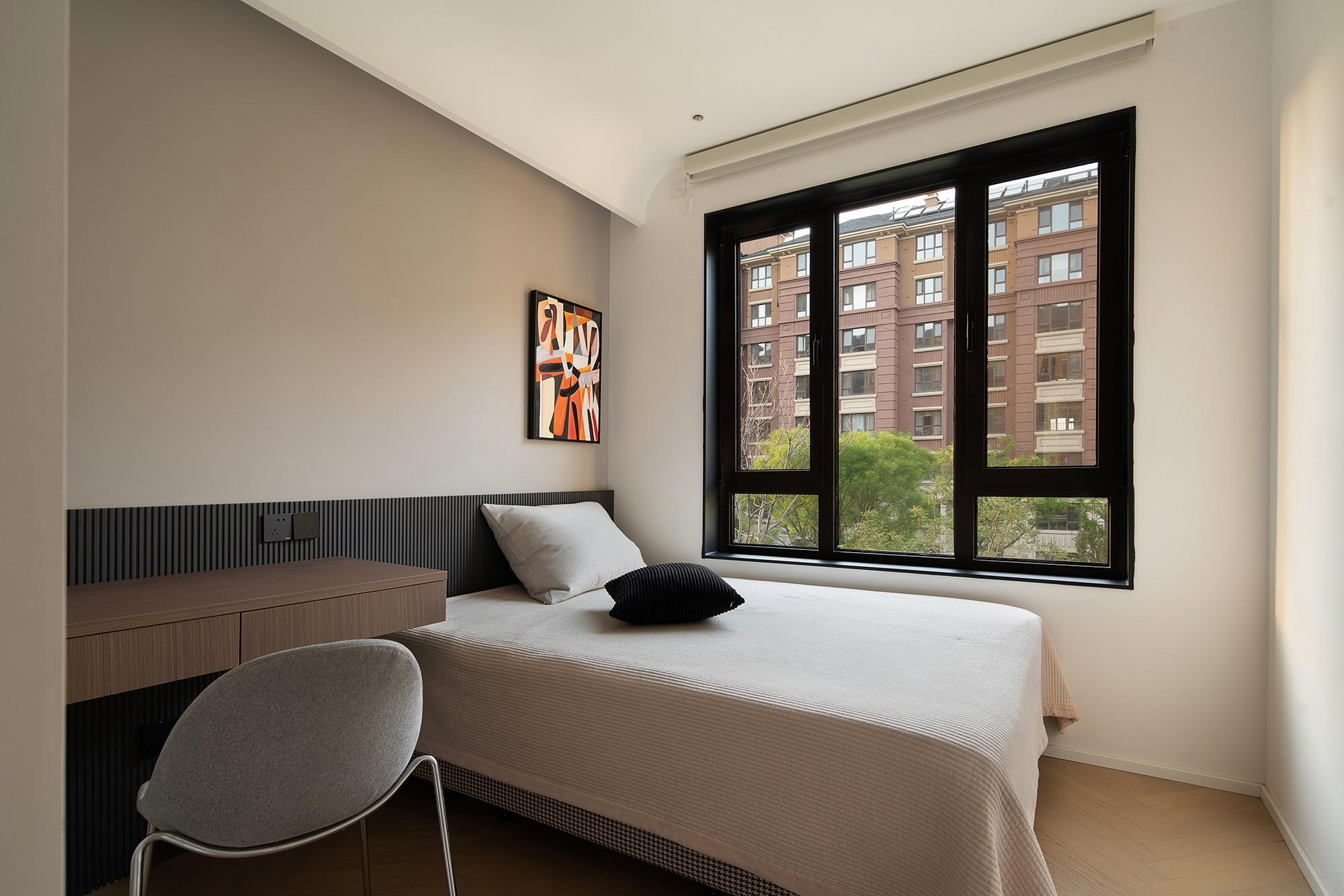 宁静的家丨中国天津丨DEEP WHITE 深白设计-77