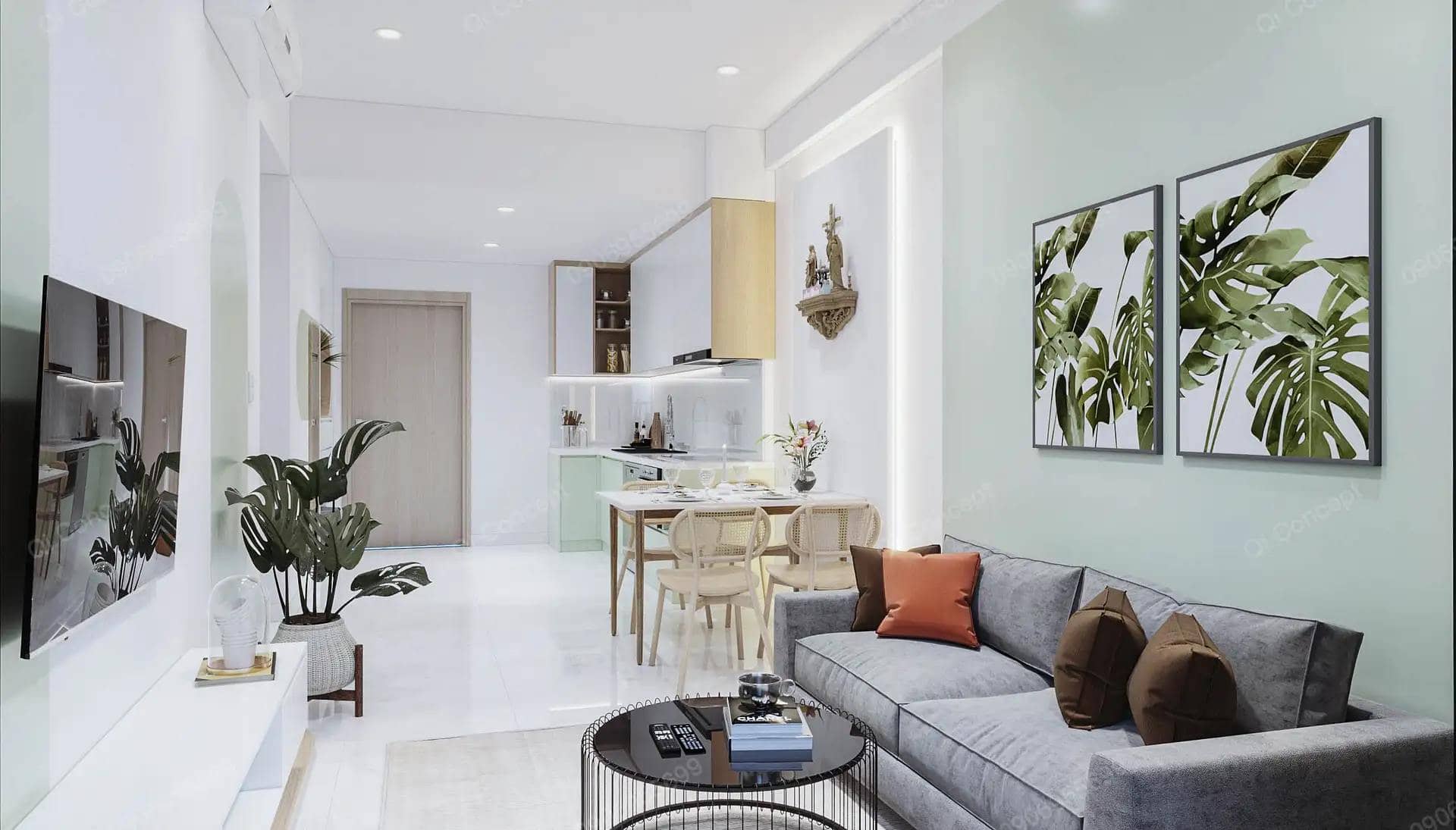 Picity两居室公寓设计丨越南胡志明市丨EKE-14