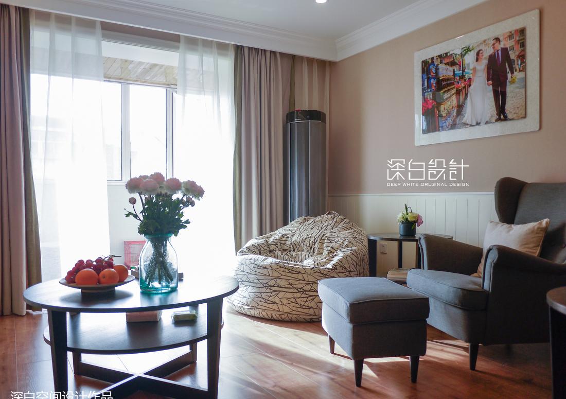 深白设计丨平层丨【深白作品】遇见你-北欧休闲风-2