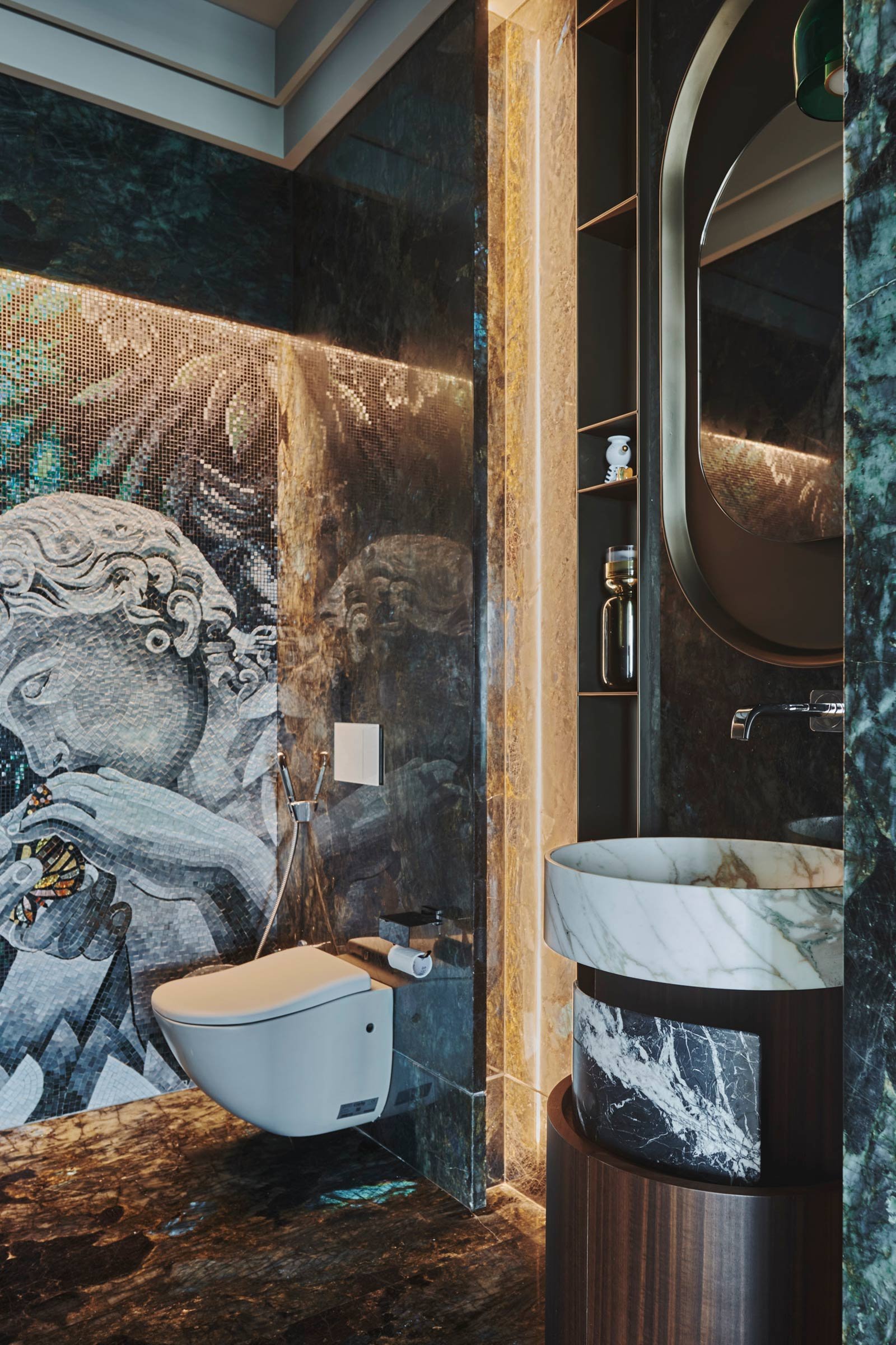 孟买不拘一格的复式住宅丨印度丨Hiral Jobalia Studio-27