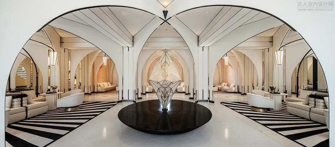长春中海锦城售楼部 | 几何韵律中的优雅艺术空间-97