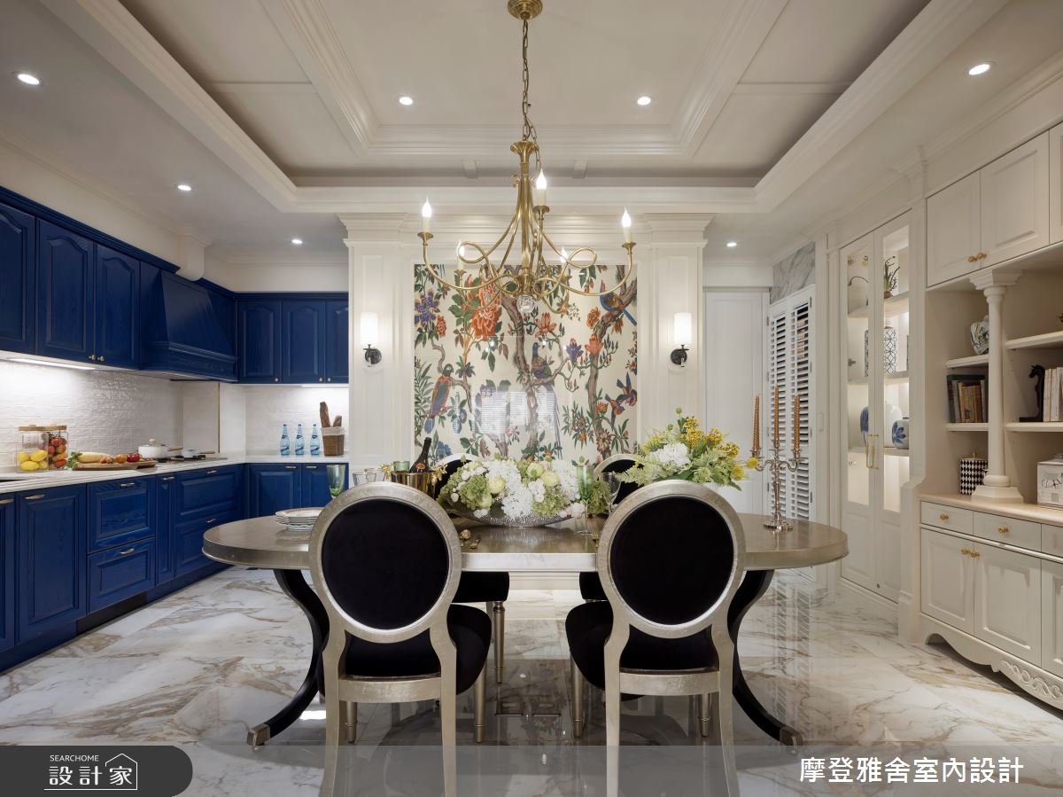 摩登雅舍·87老屋翻新法式輕洛可可風精品飯店宅丨摩登雅舍室内设计-15