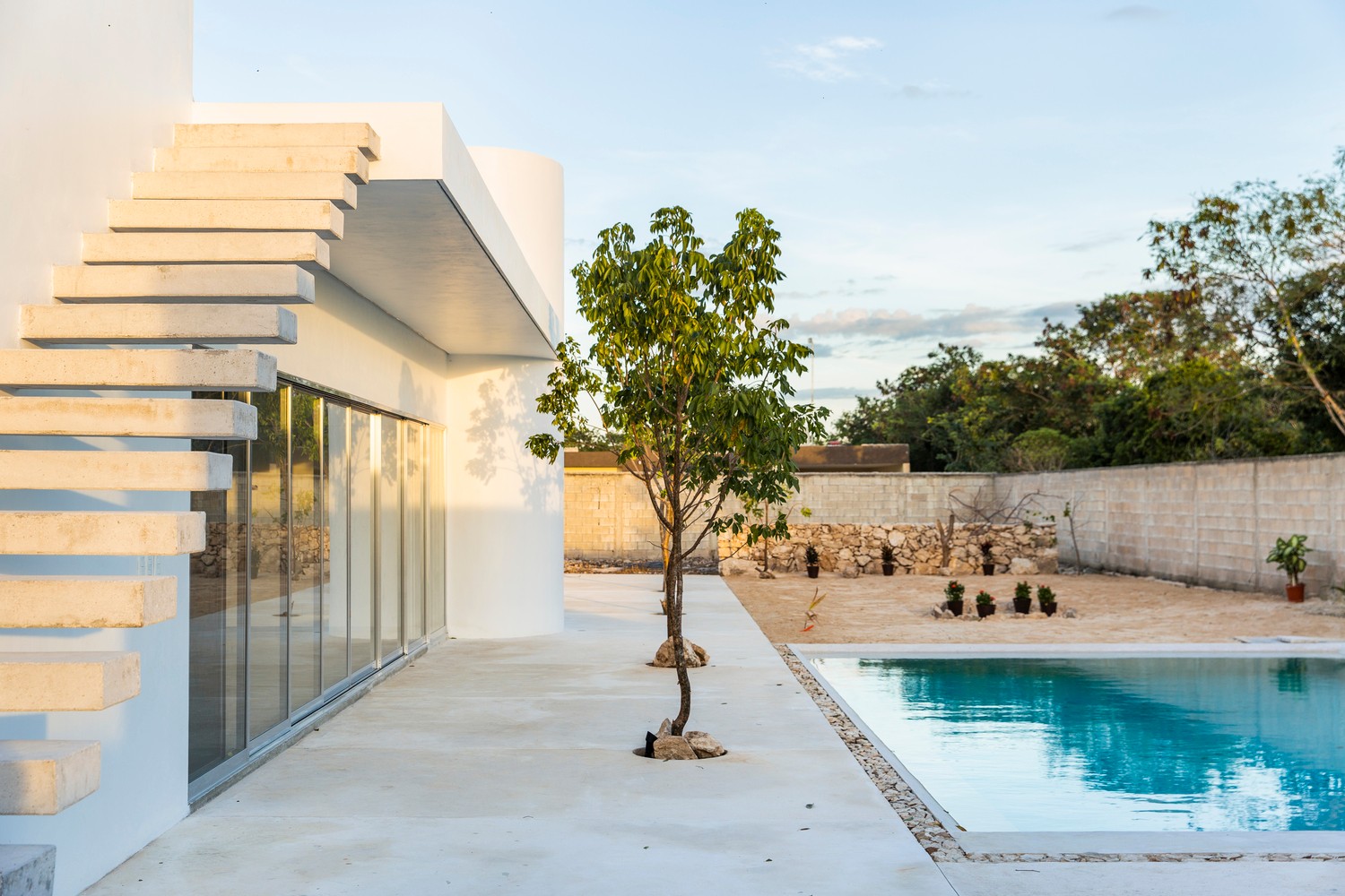 墨西哥 House O + I | 开放空间与光影游戏的住宅设计-3