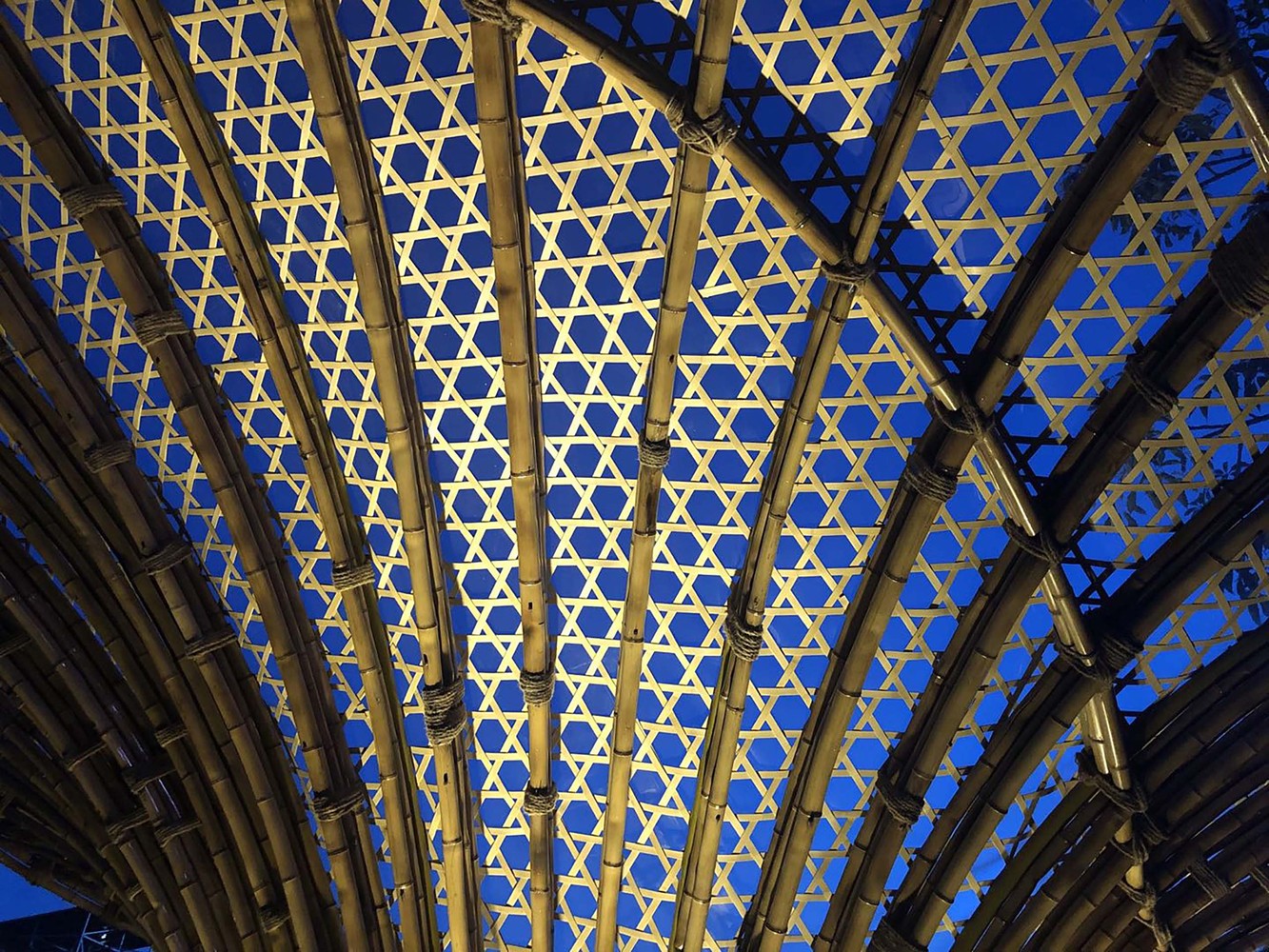 Huanglong Waterfront Bamboo Pavilion 2.0 | 融合古典与现代的竹艺建筑-34