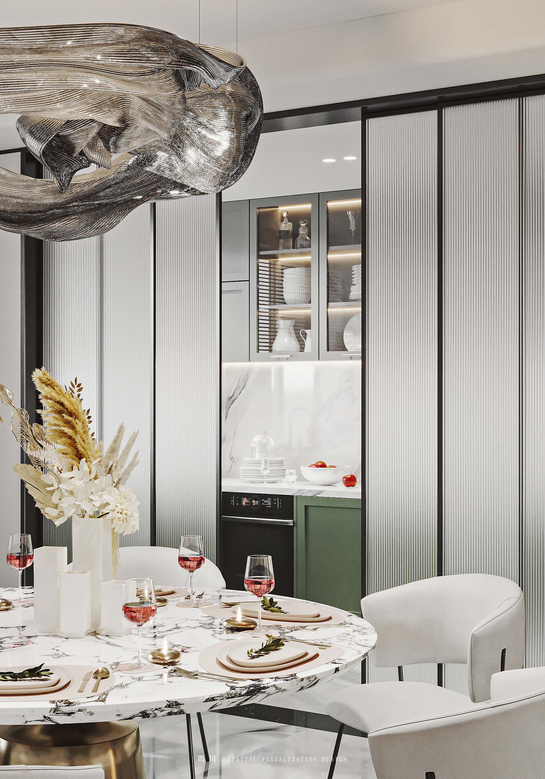 现代轻奢丨魔方空间设计-16