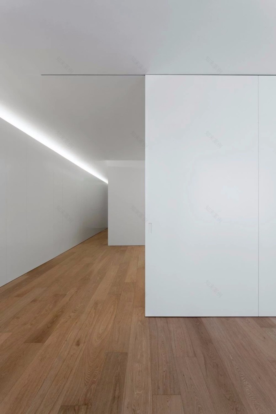 120平米的极简白公寓,用上灯带更美了!-47