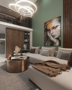 Home Interior Kitchen & Living & Bedroom & Bathroom