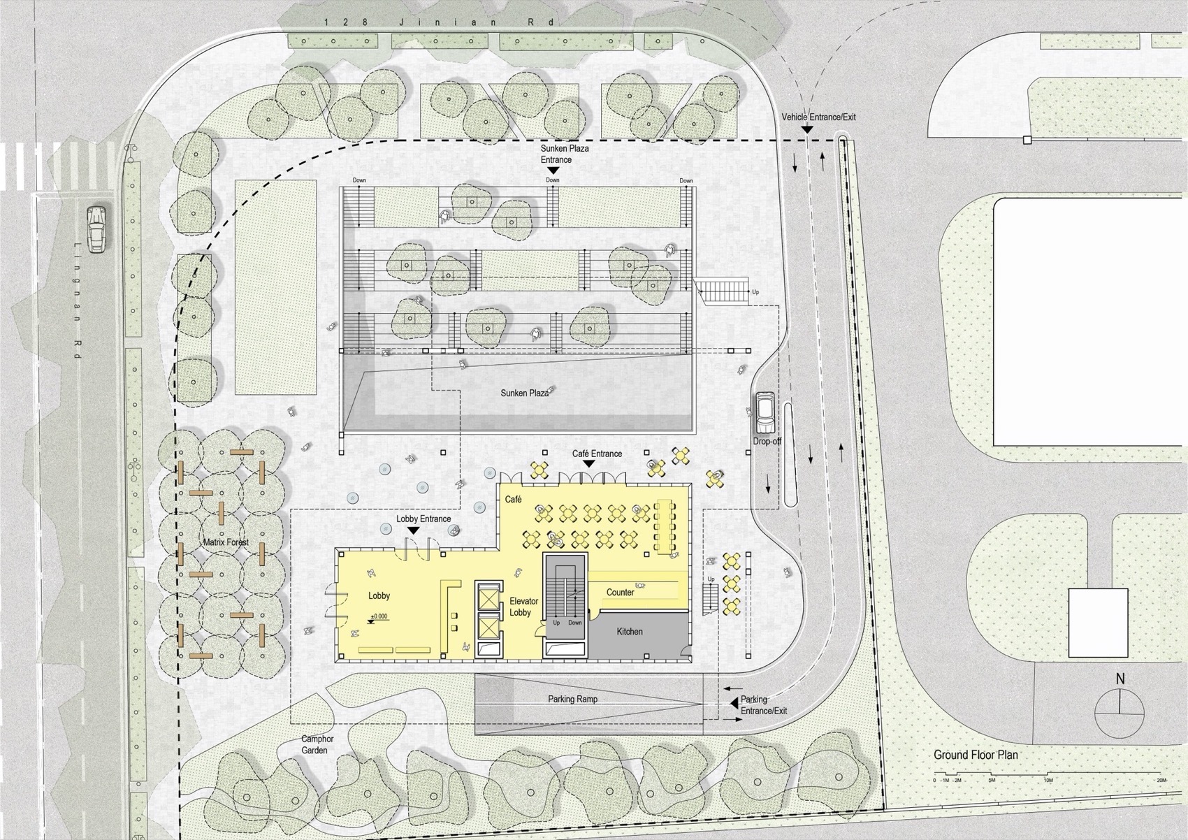 上海宝山区张庙街道02街坊89丘地块文化中心丨中国上海丨OPEN建筑事务所-43