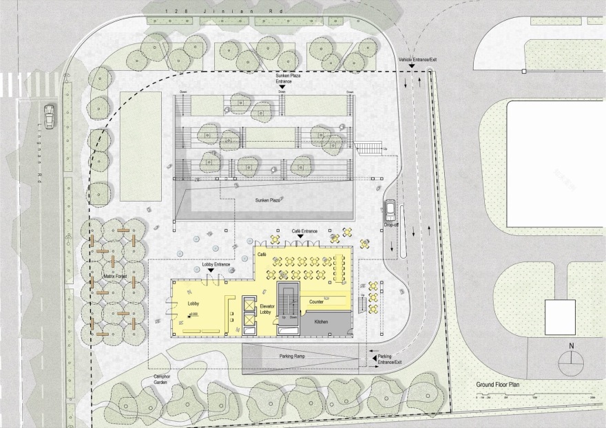 上海宝山区张庙街道02街坊89丘地块文化中心丨中国上海丨OPEN建筑事务所-43