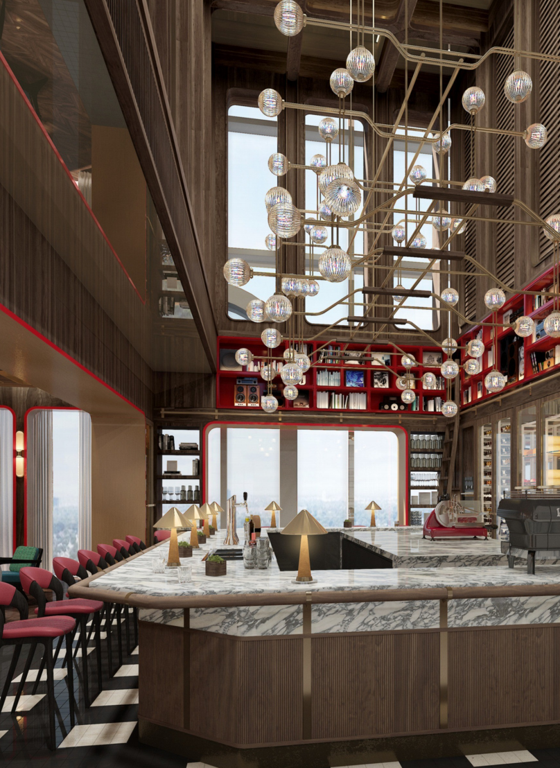 上海徐家汇中心安达仕酒店丨中国上海丨建筑设计P T公司,室内设计HBA-21