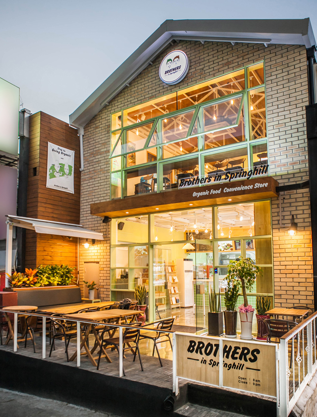 首尔 22 坪有机农沙拉专卖店 绿色环保室内设计-3